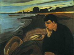 Melancholy van Edvard Munch